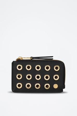 Porte-cartes en cuir - Noir