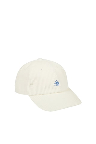 Casquette en velours - Blanc