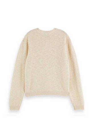 Pull en coton biologique - Beige