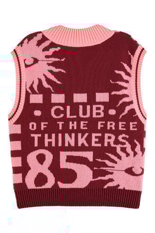 Pull sans manches - Bordeaux