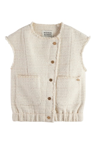 Gilet sans manches - Ecru