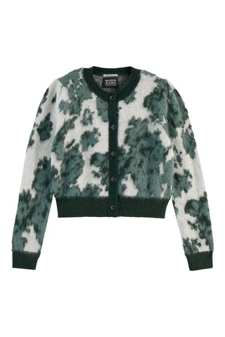 Gilet en laine et mohair - Vert