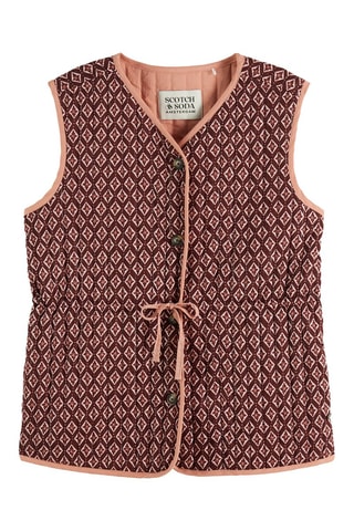 Gilet sans manches réversible - Bordeaux