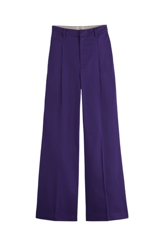 Pantalon wide leg - Violet