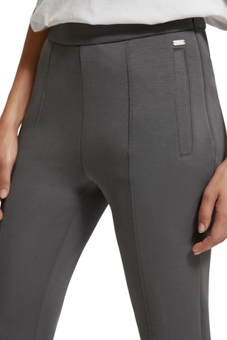 Pantalon flare taille haute - Gris