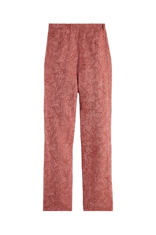 Pantalon en lin - Rose