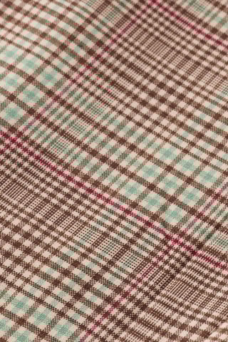 Pantalon wide legs taille haute en laine - Rose