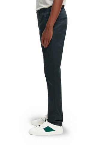 Chino en coton biologique Bleu marine