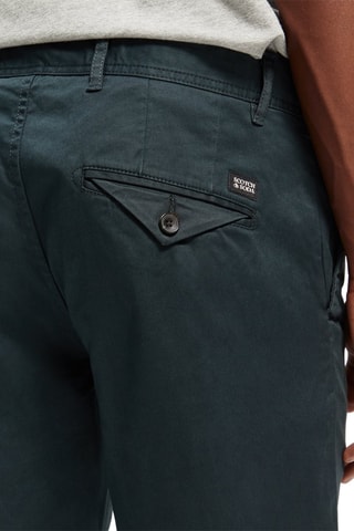 Chino en coton biologique Bleu marine