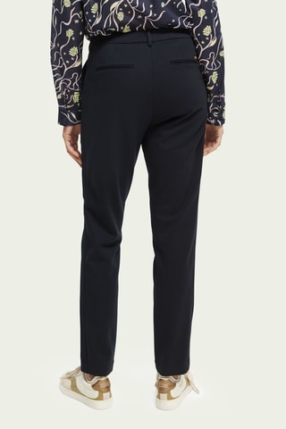 Pantalon slim taille haute - Bleu nuit