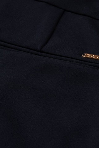 Pantalon slim taille haute - Bleu nuit