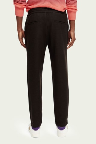 Pantalon regular en laine - Noir