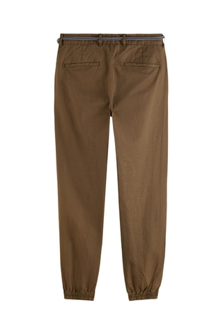 Chino en lin - Olive