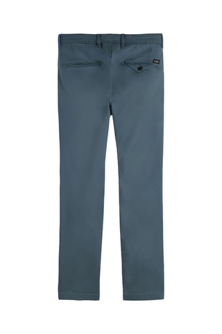 Chino en coton biologique - Bleu-gris