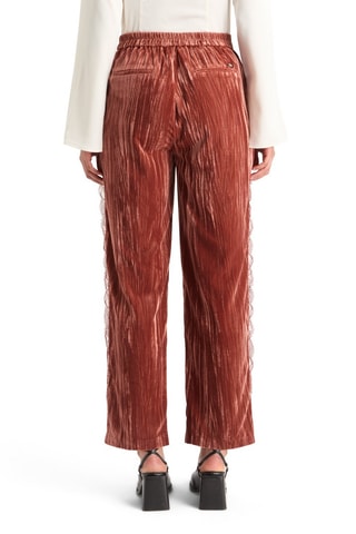 Pantalon - Rouge brique