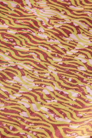 Pantalon wide legs - Rouge et vert