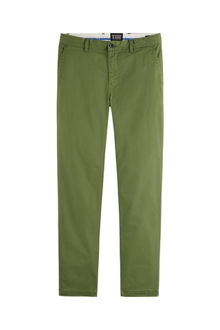 Pantalon slim - Vert olive