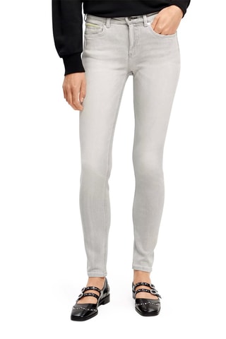 Jean en coton biologique skinny fit - Gris