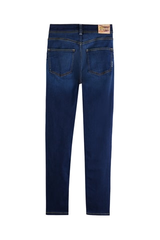 Jean skinny en coton biologique - Indigo