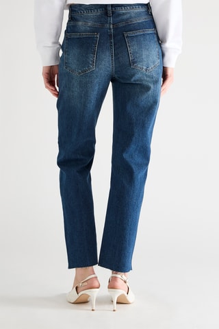 Jean taille haute - Bleu