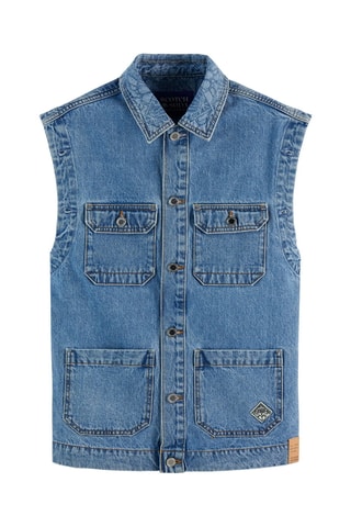 Veste en jean - Bleu