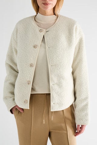 Veste réversible - Écru et kaki