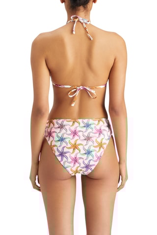 Bas de maillot réversible - Blanc et orange