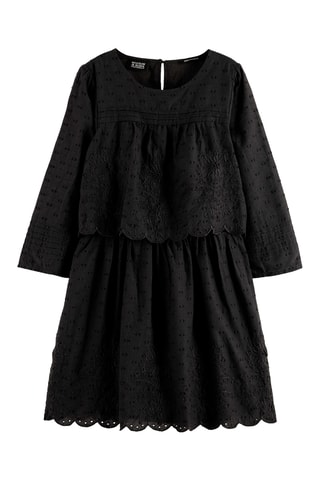 Robe en broderie anglaise - Noir