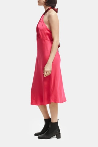 Robe midi Fuchsia
