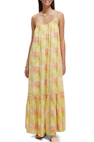 Robe volantée - Jaune