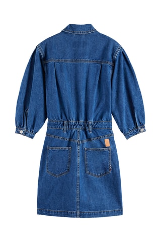 Robe chemise en jean - Bleu
