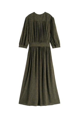 Robe portefeuille - Kaki chiné