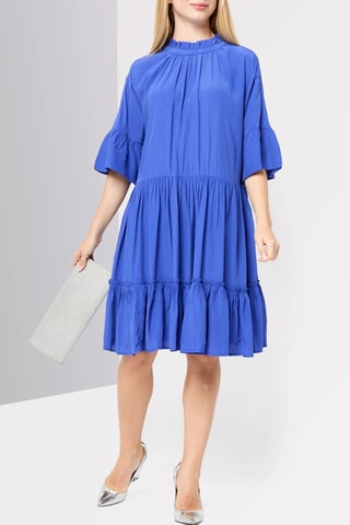 Robe patineuse - Bleu cobalt