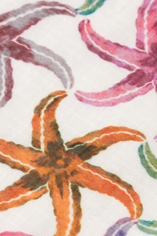 Robe patineuse - Ecru et fuchsia