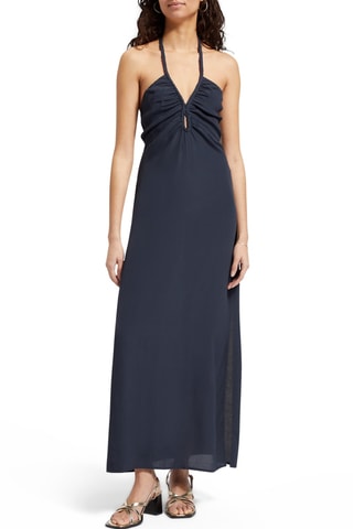 Robe longue - Bleu marine