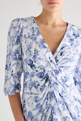 Robe portefeuille - Blanc