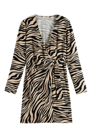 Robe portefeuille - Beige