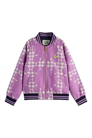 Bomber réversible - Rose et bleu marine