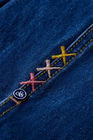 Veste en jean - Bleu