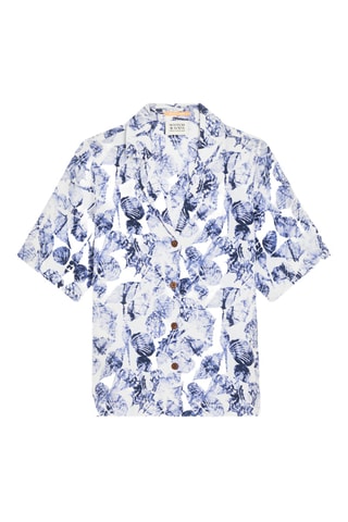 Chemisier en lin - Blanc