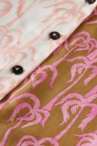 Chemisier - Marron et rose