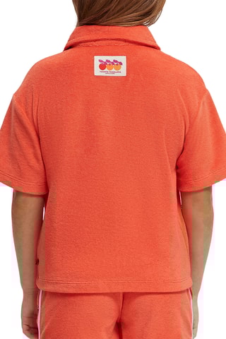 Polo en coton biologique - Orange