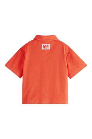 Polo en coton biologique - Orange