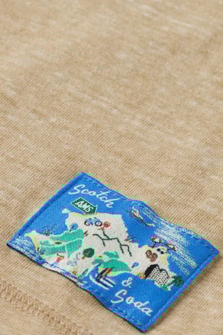 T-shirt en coton biologique - Beige