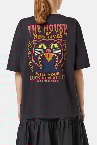 T-shirt relaxed - Noir