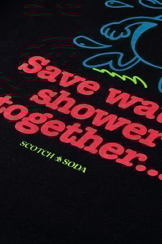 T-shirt en coton biologique - Noir