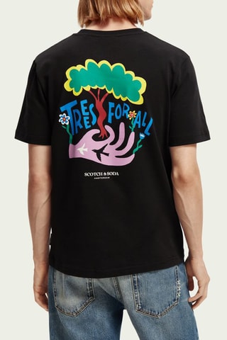 T-shirt en coton biologique - Noir