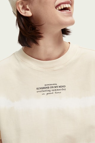 T-shirt en coton biologique - Beige