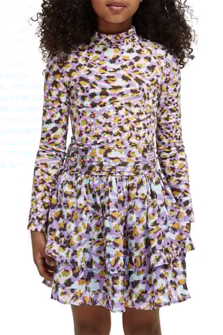 T-shirt - Mauve et marron foncé