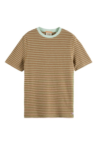 T-shirt - Taupe et vert d’eau